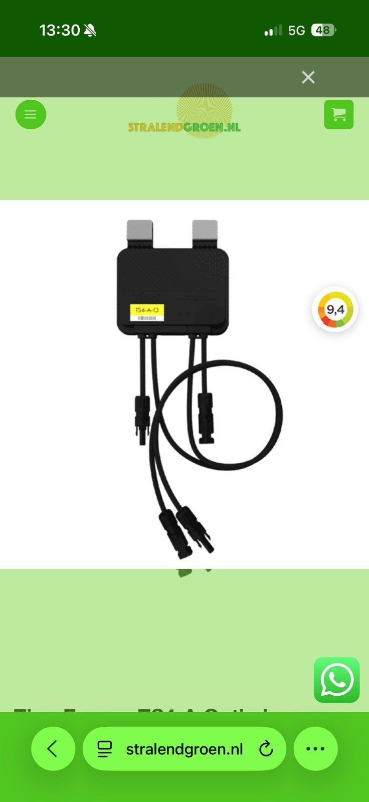 9x Tigo Energy TS4-A Optimizers – Nieuw in doos!, Ophalen of Verzenden, Zo goed als nieuw
