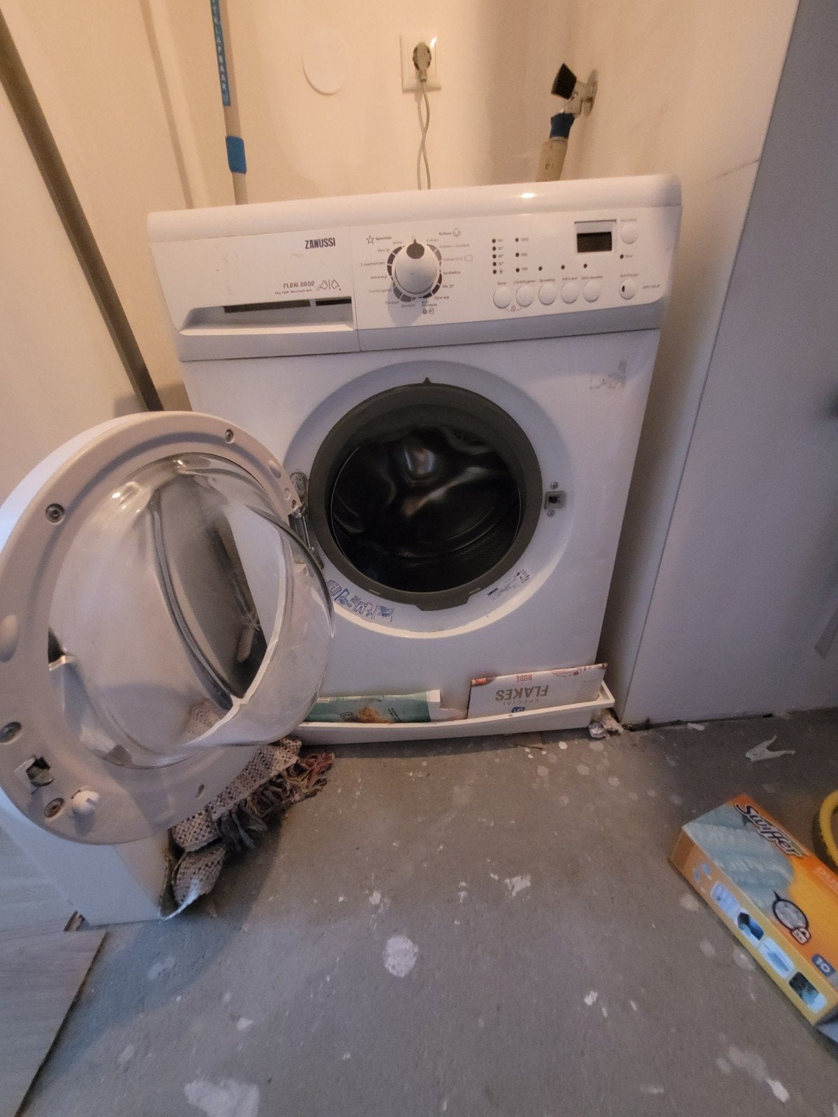 Zanussi Voorlader Wasmachine - Gebruikt, Witgoed en Apparatuur, Wasmachines, Gebruikt, Voorlader, 6 tot 8 kg, 85 tot 90 cm, 1200 tot 1600 toeren