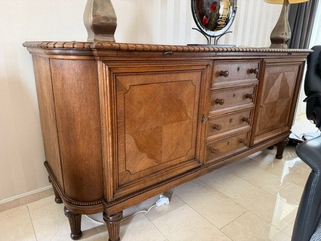 Dressoir (Eiken), Ophalen, Gebruikt, Met deur(en), Antieke stijl