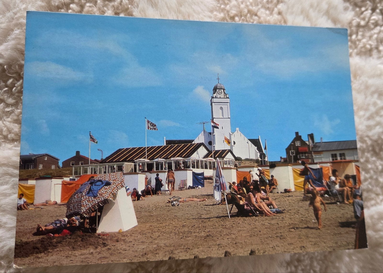 Katwijk aan Zee, strandgezicht, Verzenden, 1960 tot 1980, Gelopen, Zuid-Holland