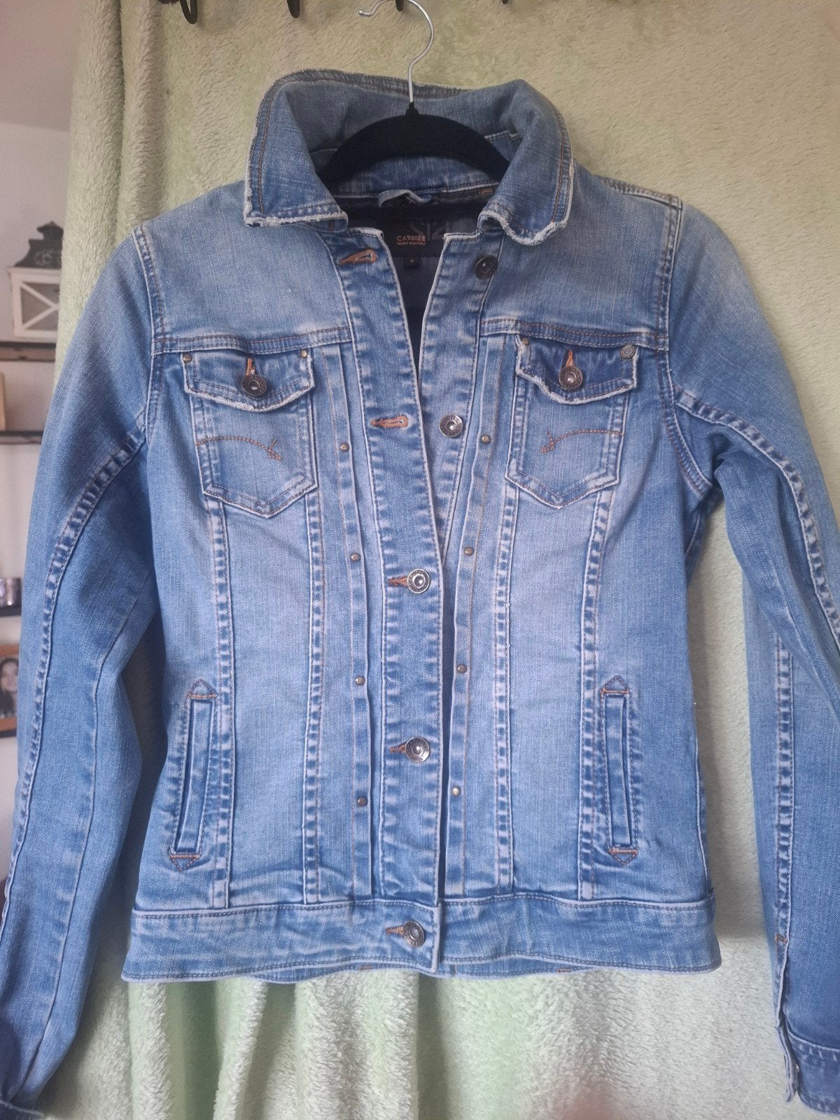 Getailleerd denim jack - Capsize - Maat S, Kleding | Dames, Ophalen of Verzenden, Gedragen