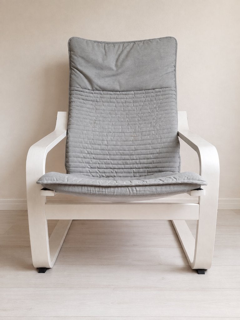 fauteuil, Ophalen, Wit, Eén, Hout
