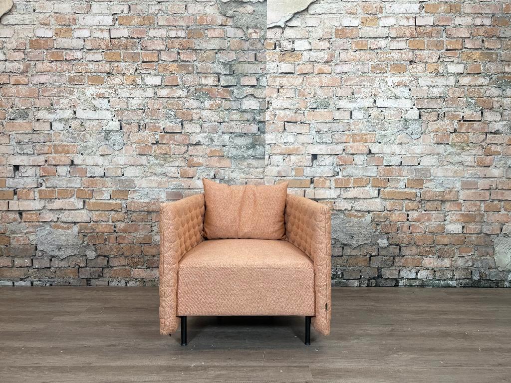 Naughtone Cloud Plain zalm bij TheReSales, Huis en Inrichting, Fauteuils, Ophalen, Minder dan 75 cm, Design, Zo goed als nieuw