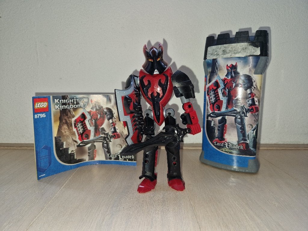 Lord Vladek, lego 8795, Knights Kingdom II, Compleet, Gebruikt, Overige thema's, Lego