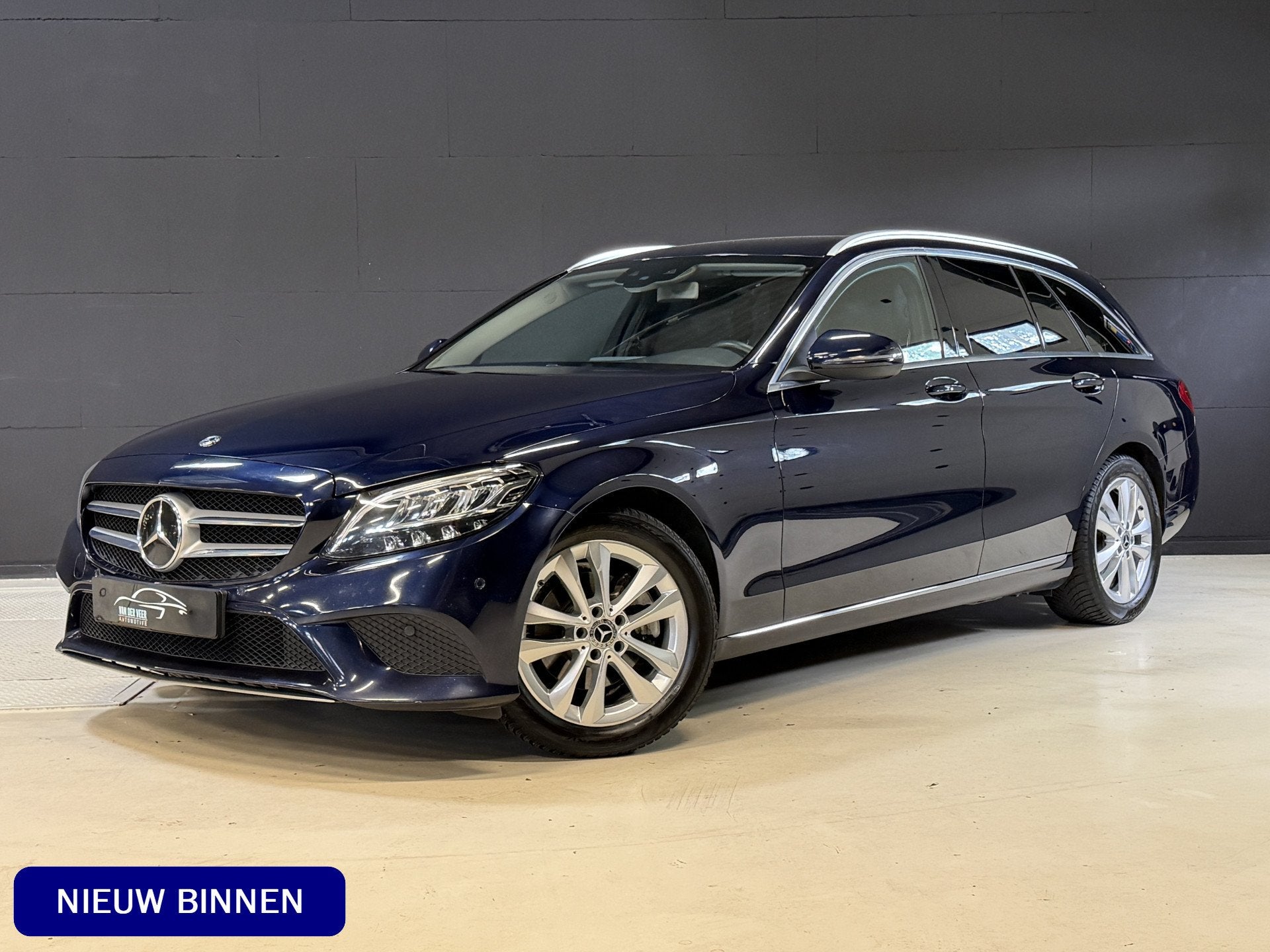 Mercedes-Benz C-Klasse Estate 220 d Business Solution | Came, Achterwielaandrijving, 4 cilinders, Blauw, Leder en Stof