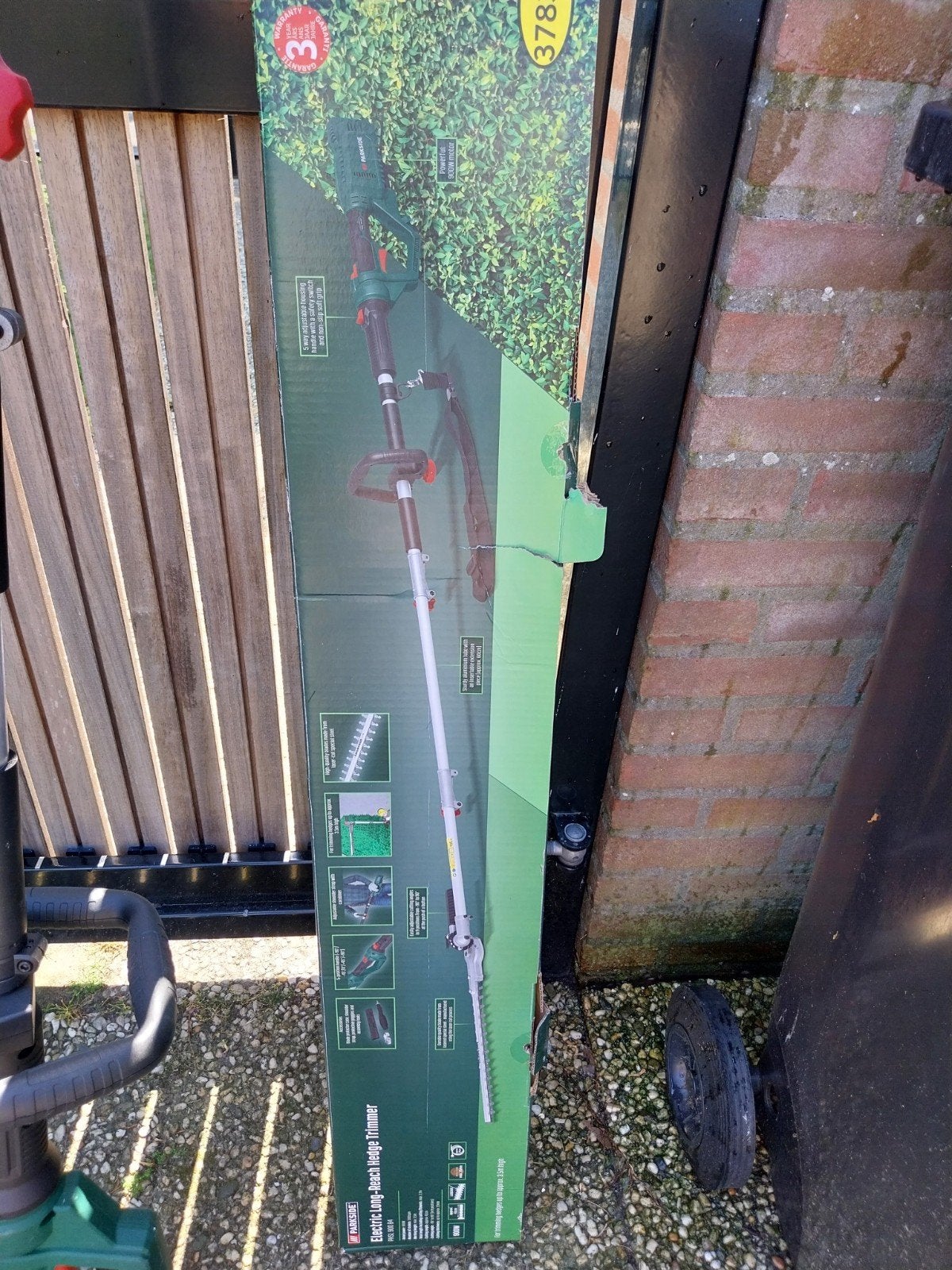 Parkside Elektrische Lange-Bereik Heggenschaar PHSL 900 B4, Tuin en Terras, Heggenscharen, Zo goed als nieuw, Elektrisch, Ophalen