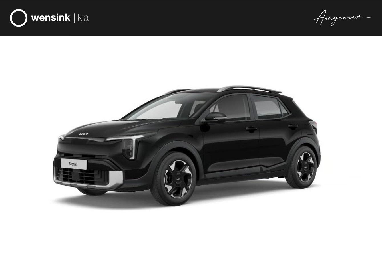 Kia Stonic 1.0 T-GDi MHEV ExecutiveLine | Dodehoekassistenti, Voorwielaandrijving, Stof, 116 pk, Zwart