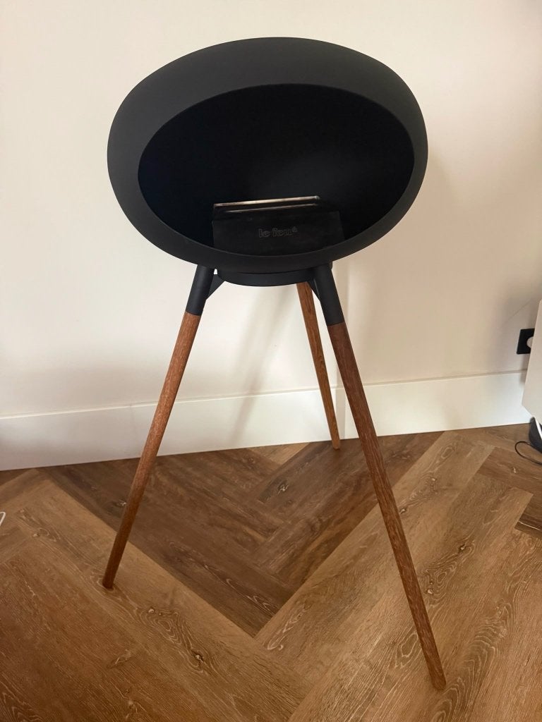 Le Feu Ground Wood Bio-Ethanol Indoor/Outdoor Fireplace, Ophalen, Zo goed als nieuw, Vrijstaande haard, Gelhaard
