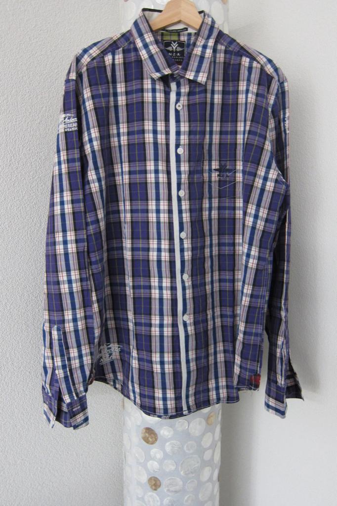 Nza new zealand auckland blouse overhemd xxl valt xl, Kleding | Heren, Overhemden, New Zealand Auckland, Blauw, Zo goed als nieuw
