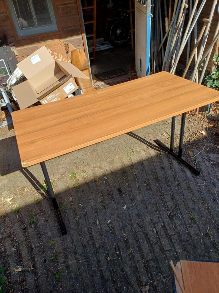 Partytafel, biertafel,klaptafel, Tuin en Terras, Picknicktafels, Ophalen of Verzenden, Gebruikt, Rechthoekig, Hout