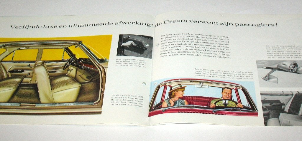 Autofolder Vauxhall Velox Cresta 6, Ophalen of Verzenden, Gelezen, Overige merken