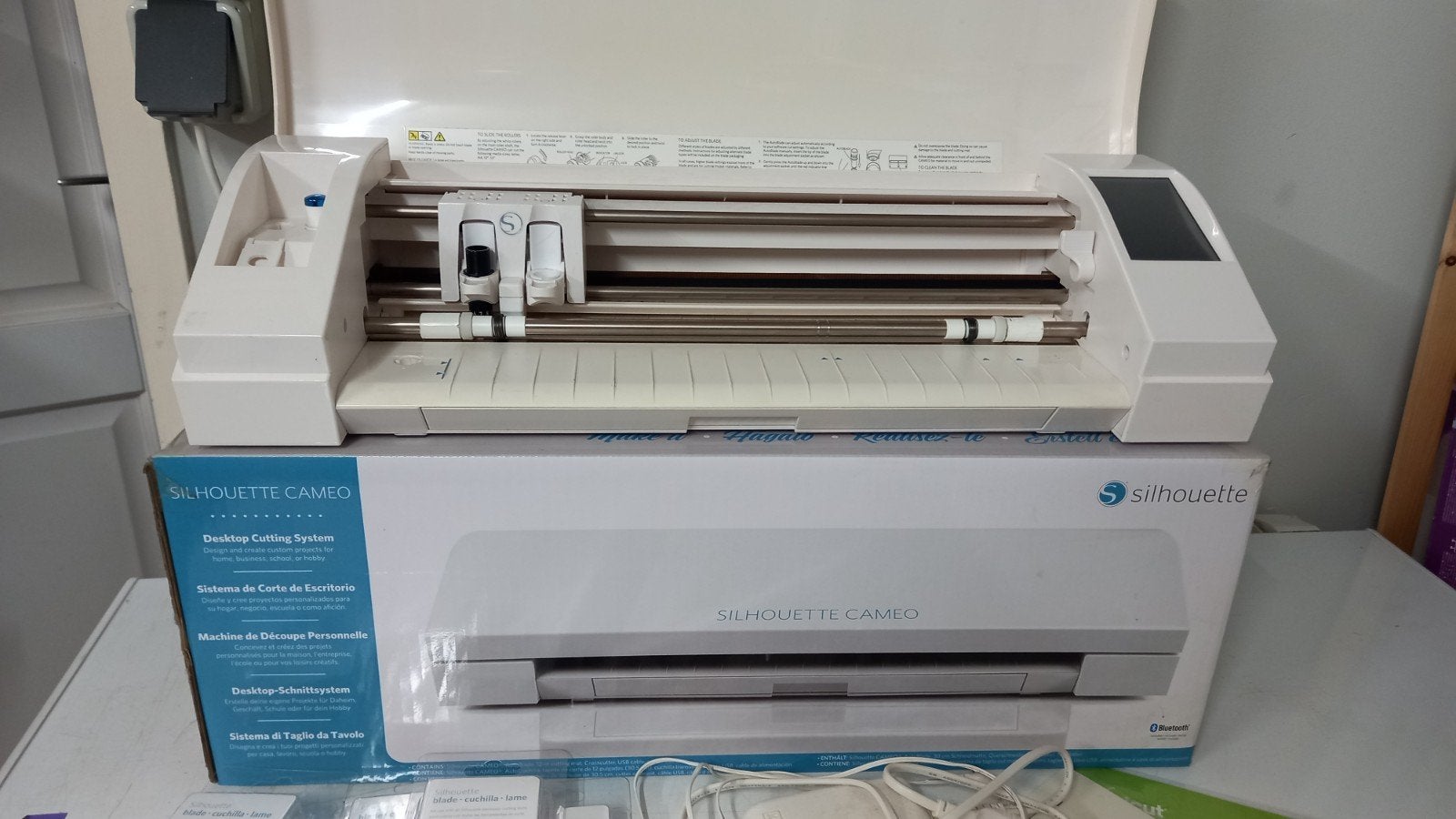 Silhouette Cameo 3 Snijplotter, Hobby en Vrije tijd, Geschikt voor karton, Ophalen of Verzenden, Zo goed als nieuw, Machine
