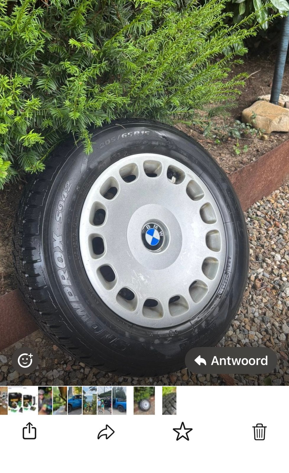 Winterbanden 4 st. voor BMW E39, Ophalen, Zo goed als nieuw