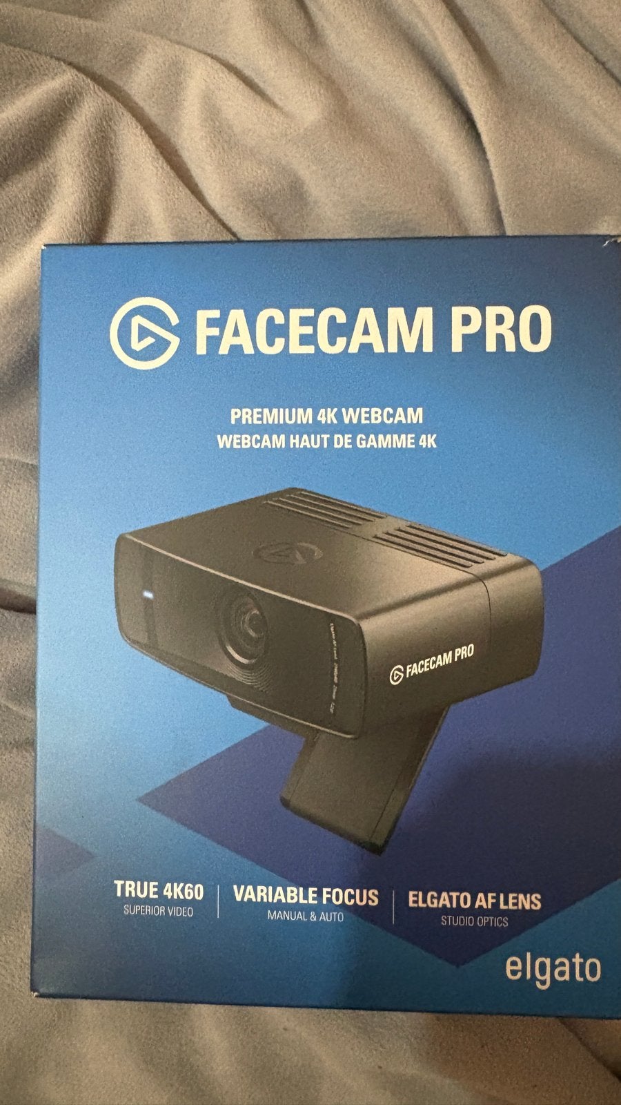Elgato Facecam Pro 4K Webcam - Premium Streaming Camera, Computers en Software, Webcams, Ophalen of Verzenden, Zo goed als nieuw