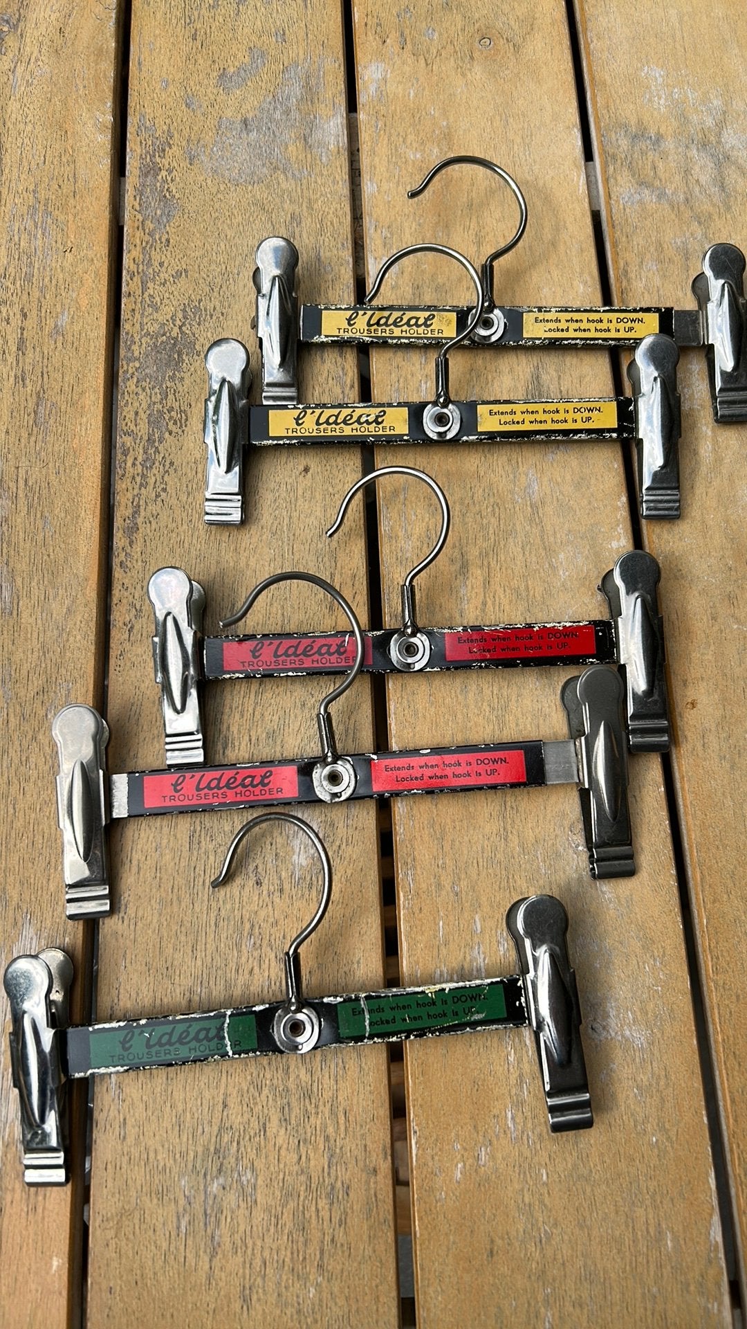 Vintage broekhangers, Ophalen, Zo goed als nieuw