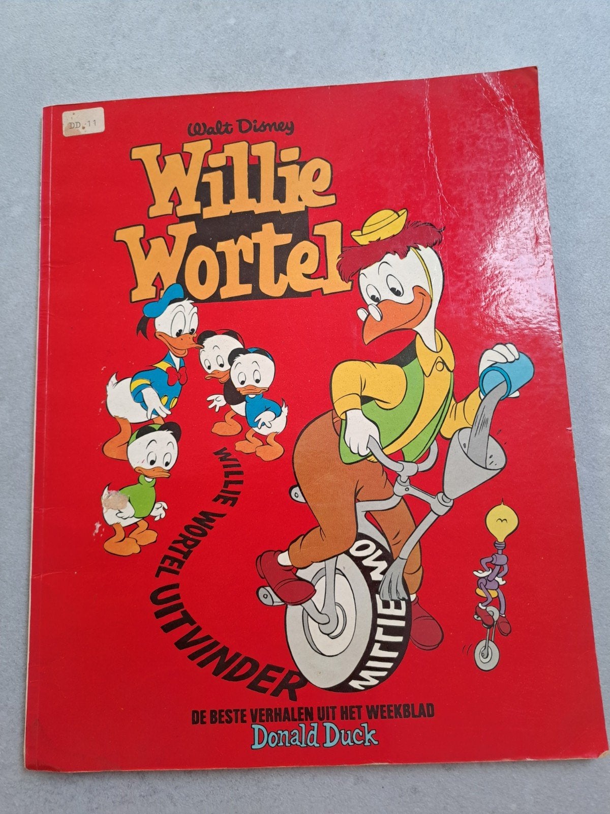 Walt Disney Willie Wortel Uitvinder - Donald Duck stripboek, Eén stripboek, Ophalen of Verzenden, Gelezen, Walt Disney