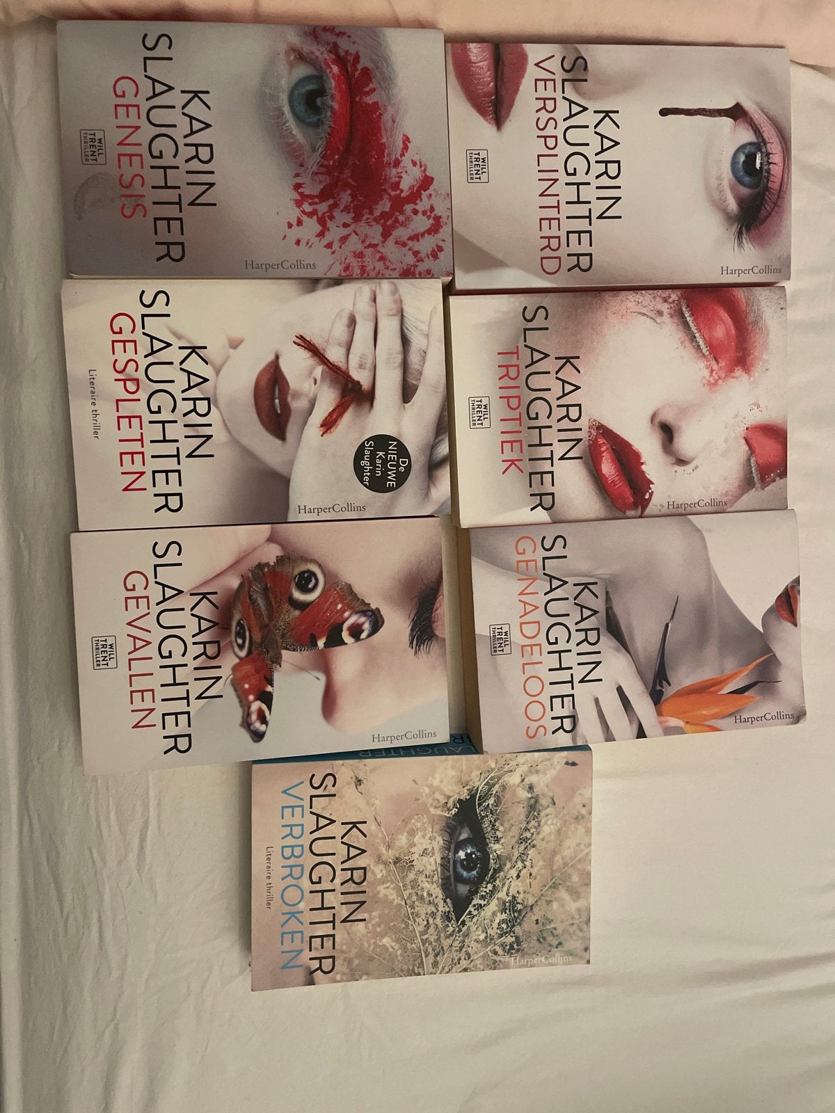 Karin Slaughter boeken (7 stuks), Ophalen of Verzenden, Gelezen, Nederland