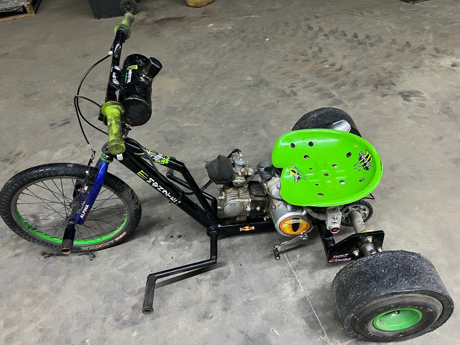 Drift Trike met 125cc motor - TLC nodig, super gaaf ding!, Ophalen, Gebruikt, Overige typen