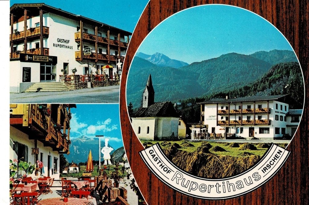 Ansichtkaart Gasthof Rupertihaus, Irschen, Oostenrijk, Ophalen of Verzenden, 1960 tot 1980, Gelopen, Oostenrijk