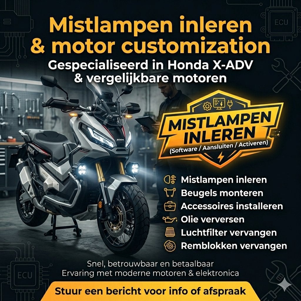 Honda X-ADV mistlampen monteren ook op locatie, Ophalen, Honda