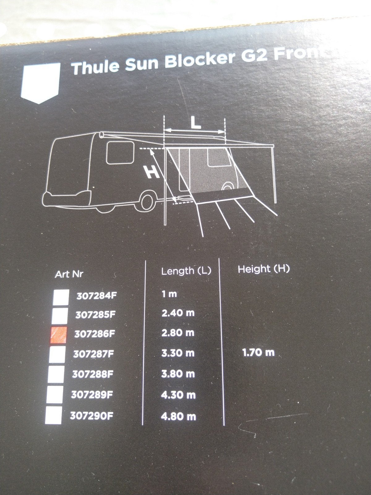 Thule sunblocker 280cm nieuw !, Ophalen of Verzenden, Nieuw