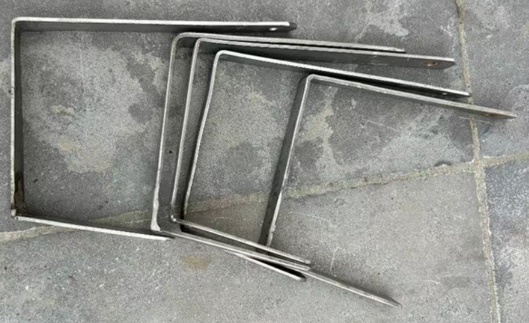 Roestvrij stalen plantenbak beugels, Ophalen, Nieuw, Metaal