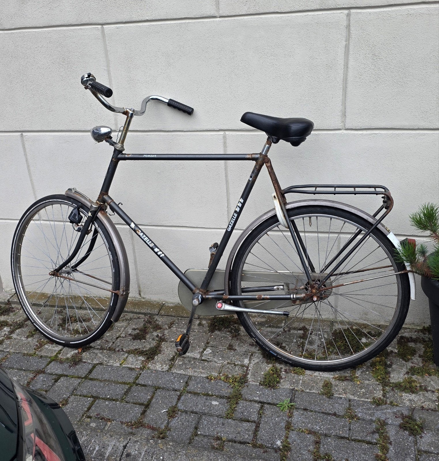 Gazelle Primeur Herenfiets vintage maat L, Fietsen en Brommers, Ophalen, Terugtraprem, Gebruikt, 61 tot 65 cm