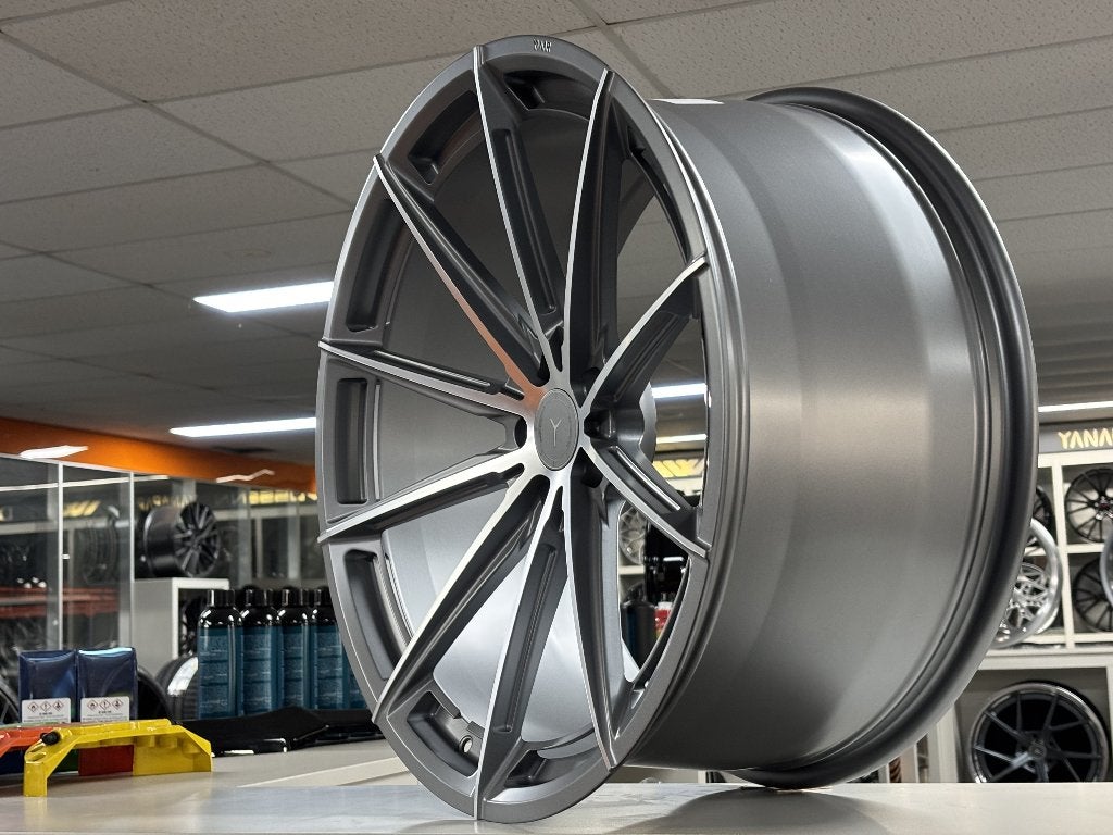 YANAR FORGED YF.14 22 INCH VELGEN AUDI Q7 VW TOUAREG, Auto-onderdelen, Banden en Velgen, Velg(en), 285 mm, Nieuw, Overige maten