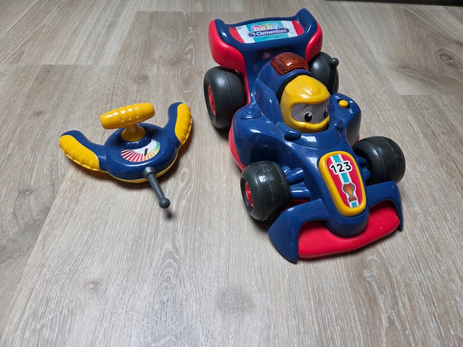 Baby Clementoni RC raceauto met afstandsbediening, Ophalen, Gebruikt, Afstandsbediening