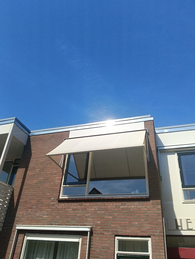 Zonnescherm, Tuin en Terras, Ophalen, Gebruikt, Elektrisch, 150 tot 300 cm