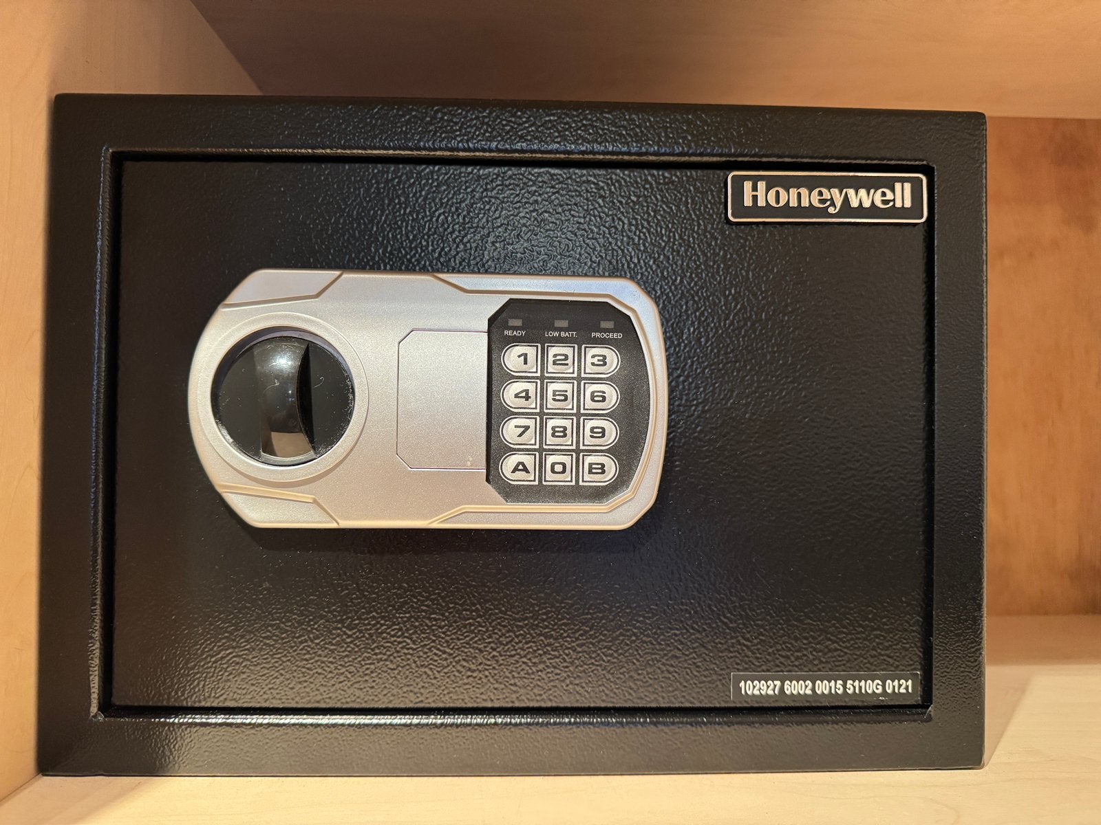 Elektronische kluis Honeywell, Ophalen, Zo goed als nieuw