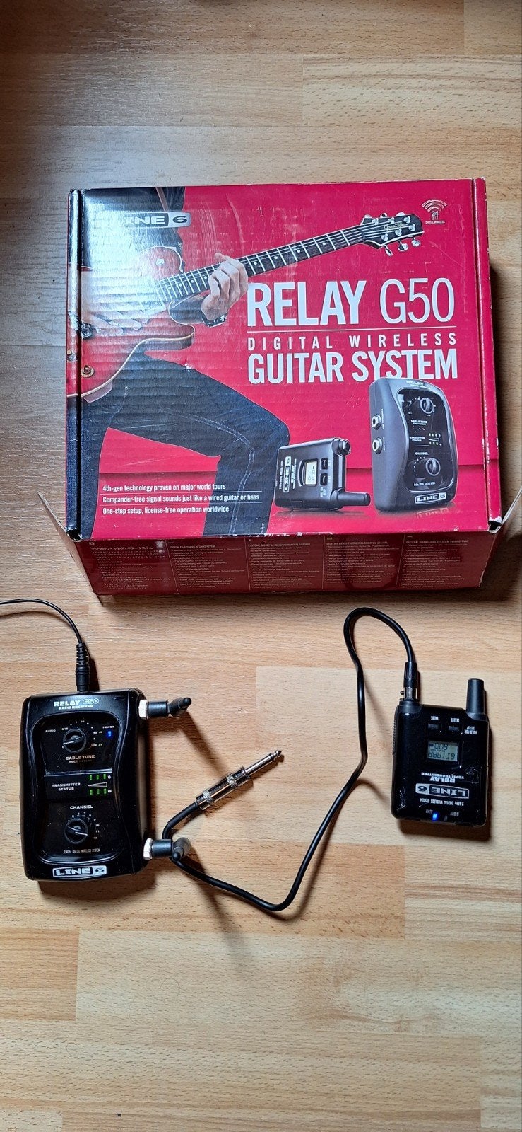 Line 6 Relay G50 Draadloos Gitaarsysteem, Ophalen, Gebruikt