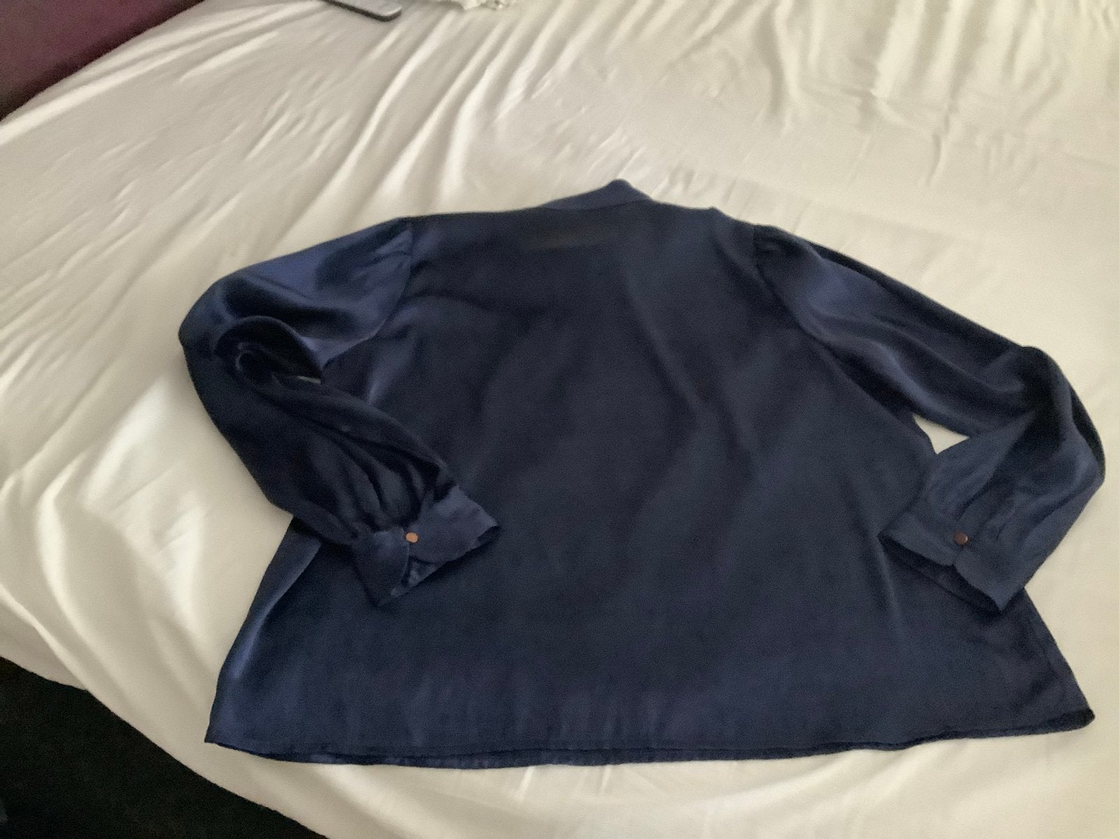 Vero Moda Donkerblauwe Blouse Maat XL, Ophalen of Verzenden, Zo goed als nieuw, Maat 46/48 (XL) of groter, Blauw