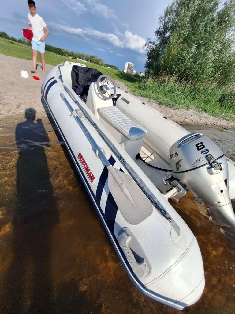 Rib rubberboot met stuur 8 pk honda, Ophalen