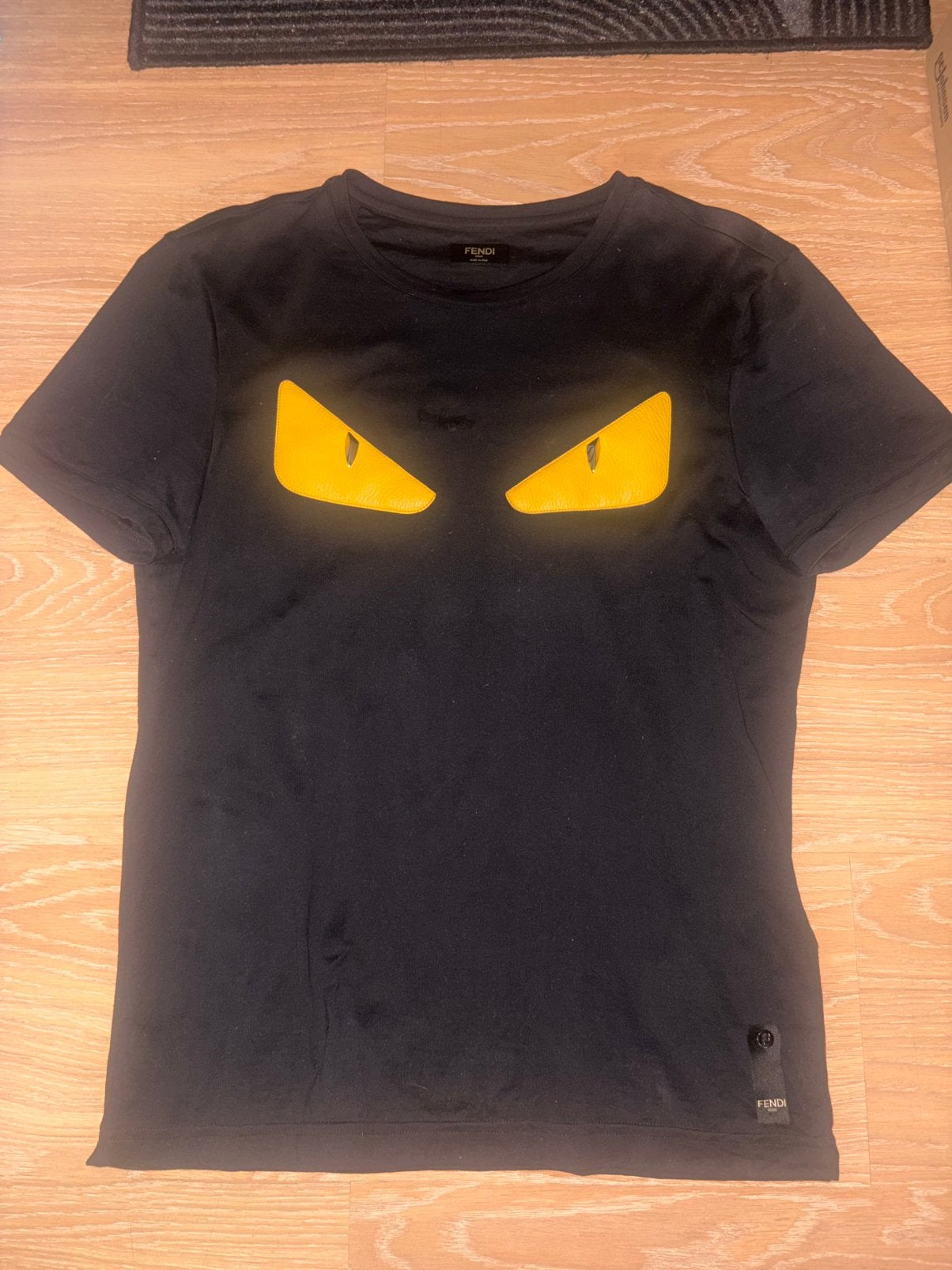 Fendi t shirt heren maat S, Ophalen of Verzenden, Zo goed als nieuw, Maat 46 (S) of kleiner, Zwart