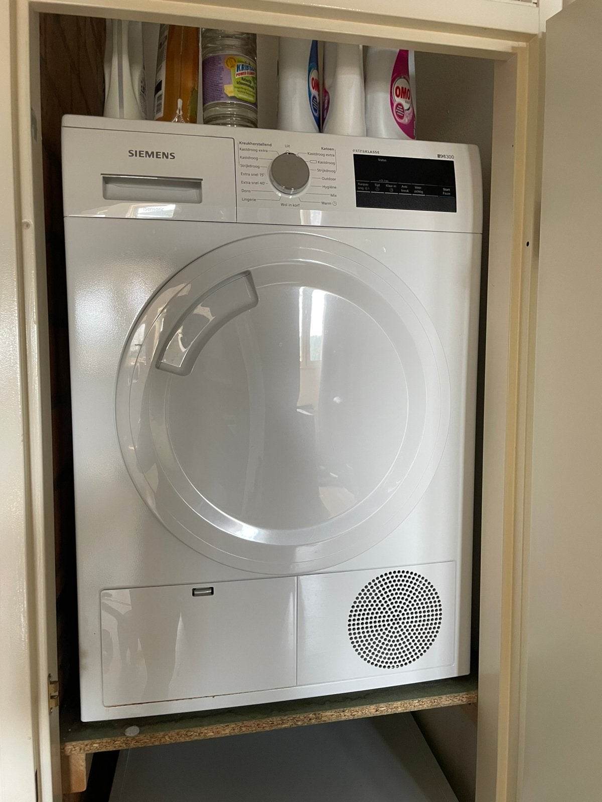 Siemens iQ300 droger In goede staat, Ophalen, 6 tot 8 kg, Zo goed als nieuw, 85 tot 90 cm