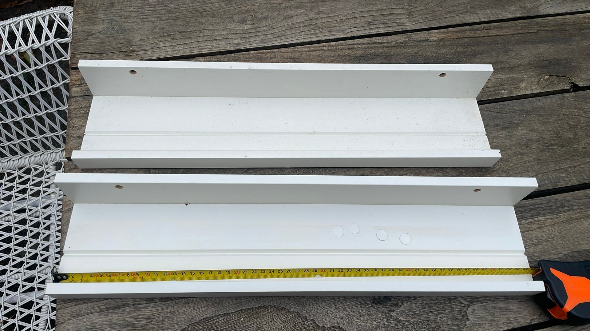 Ikea wandplankjes 2 stuks 55 cm, Ophalen, Zo goed als nieuw
