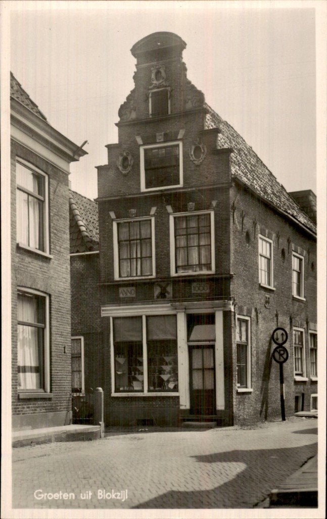 Blokzijl - Pand - Trapgevel, Ophalen of Verzenden, 1920 tot 1940, Ongelopen, Overijssel