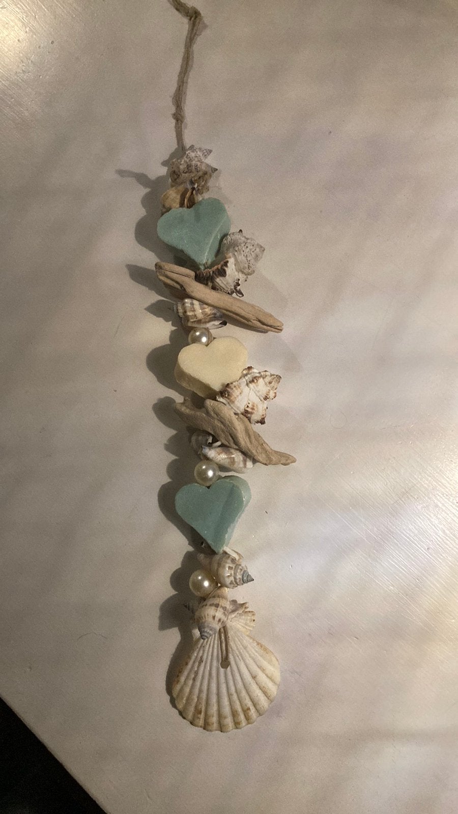 zeepjes hanger strand Ibiza woonstijl, Huis en Inrichting, Woonaccessoires | Overige, Hout, Blauw, Mediterraans, Ophalen of Verzenden