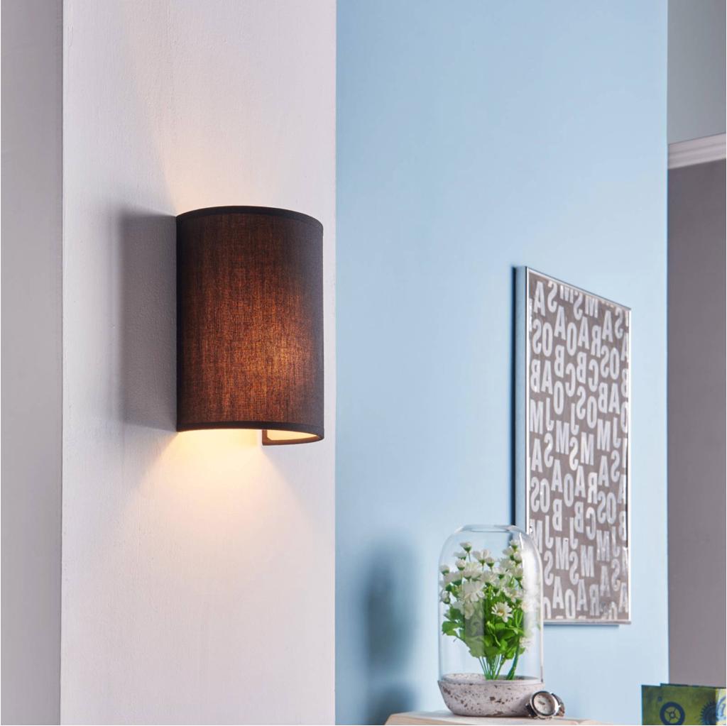 Lindby Annalisa Wandlamp Zwart - Modern en Compact, Ophalen of Verzenden, Nieuw, Metaal