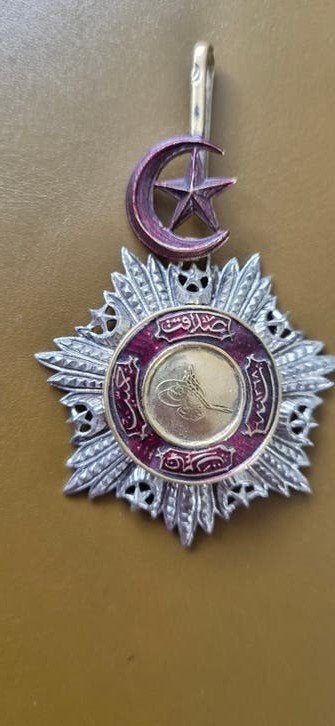 Ottomaanse Orde van de Medjidie Ster replica., Ophalen of Verzenden, Gebruikt