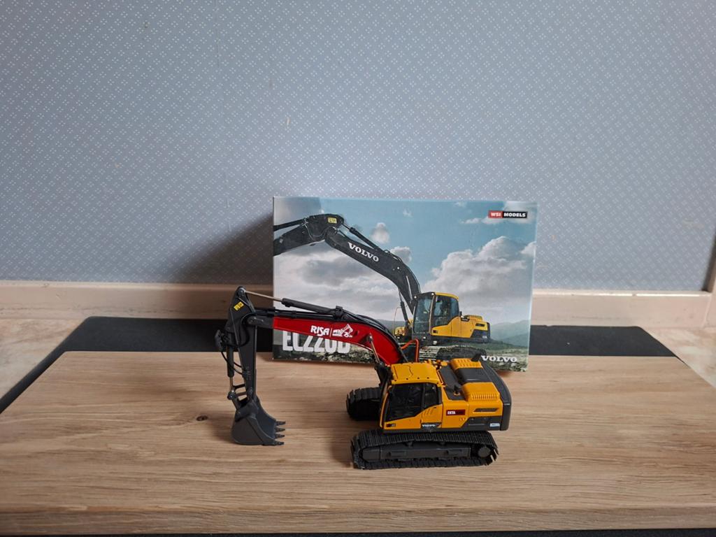 VOLVO ruspkraan EC220D 1:50 WSI, Overige merken, 1:50 of kleiner, Overige typen, Ophalen of Verzenden
