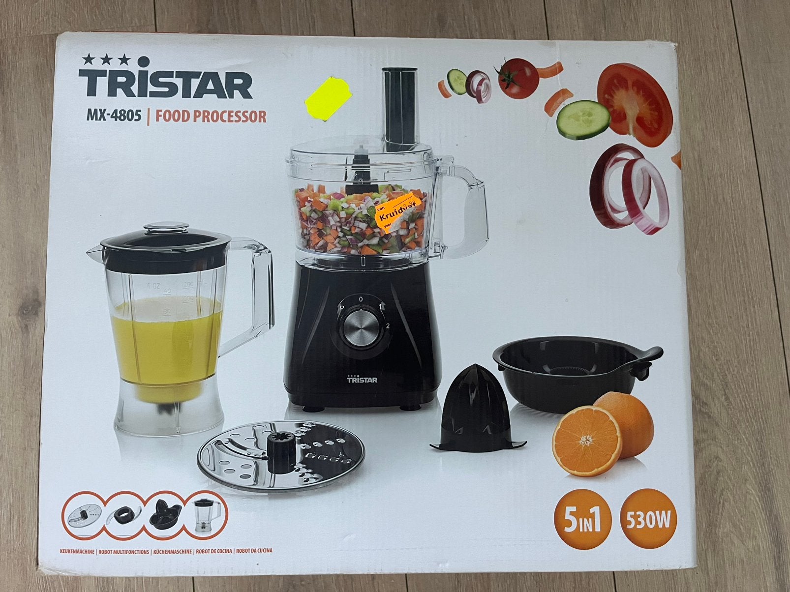 Tristar mx-4805 5 in 1 food processor, Ophalen, Zo goed als nieuw, Blender