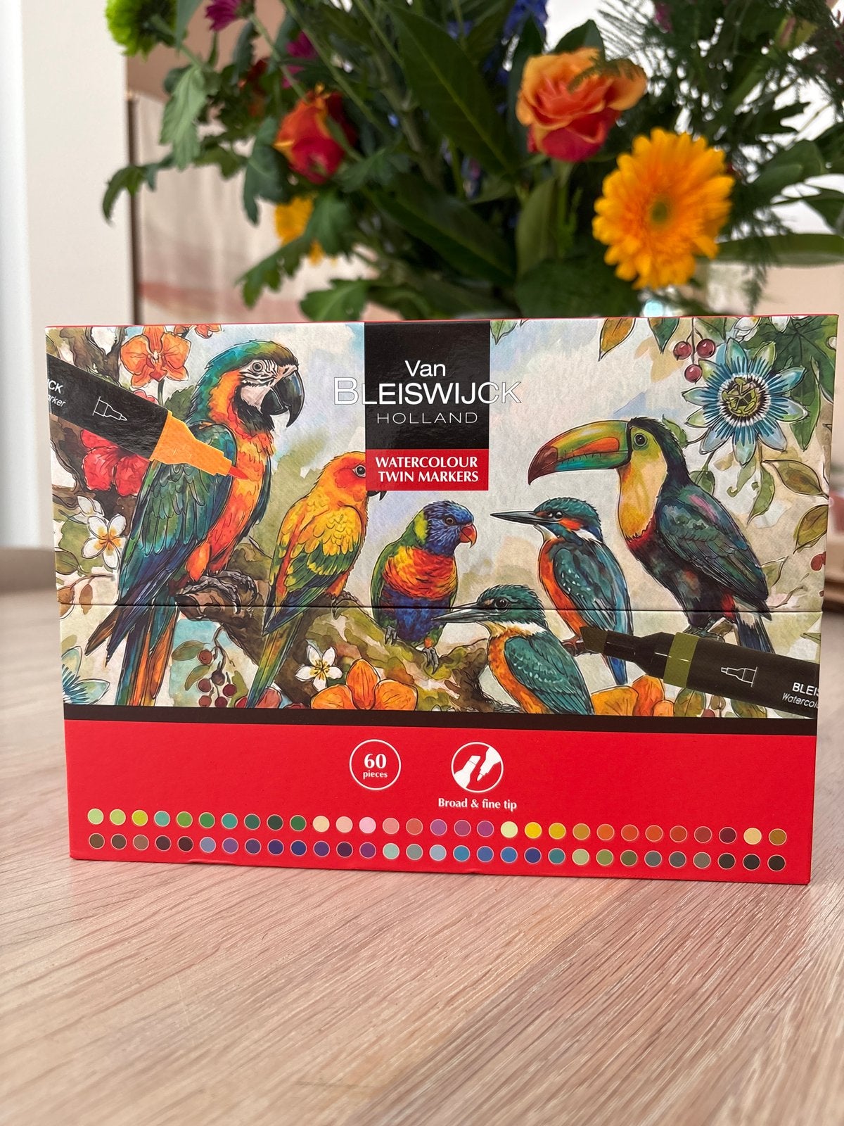 Van Bleiswijck Watercolour Twin Markers - 60 stuks, Ophalen, Nieuw, Overige typen