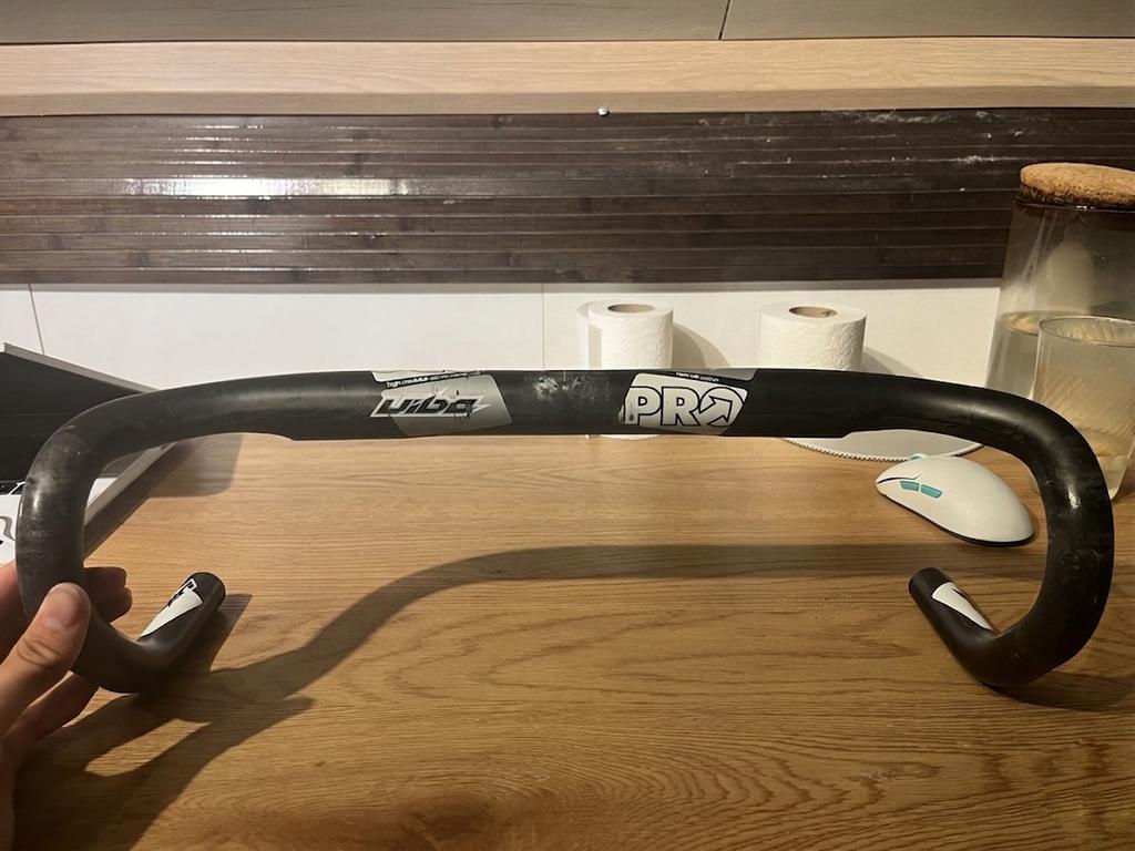 PRO Vibe carbon stuur 420mm, Fietsen en Brommers, Fietsonderdelen, Gebruikt, Stuur, Ophalen of Verzenden, Racefiets