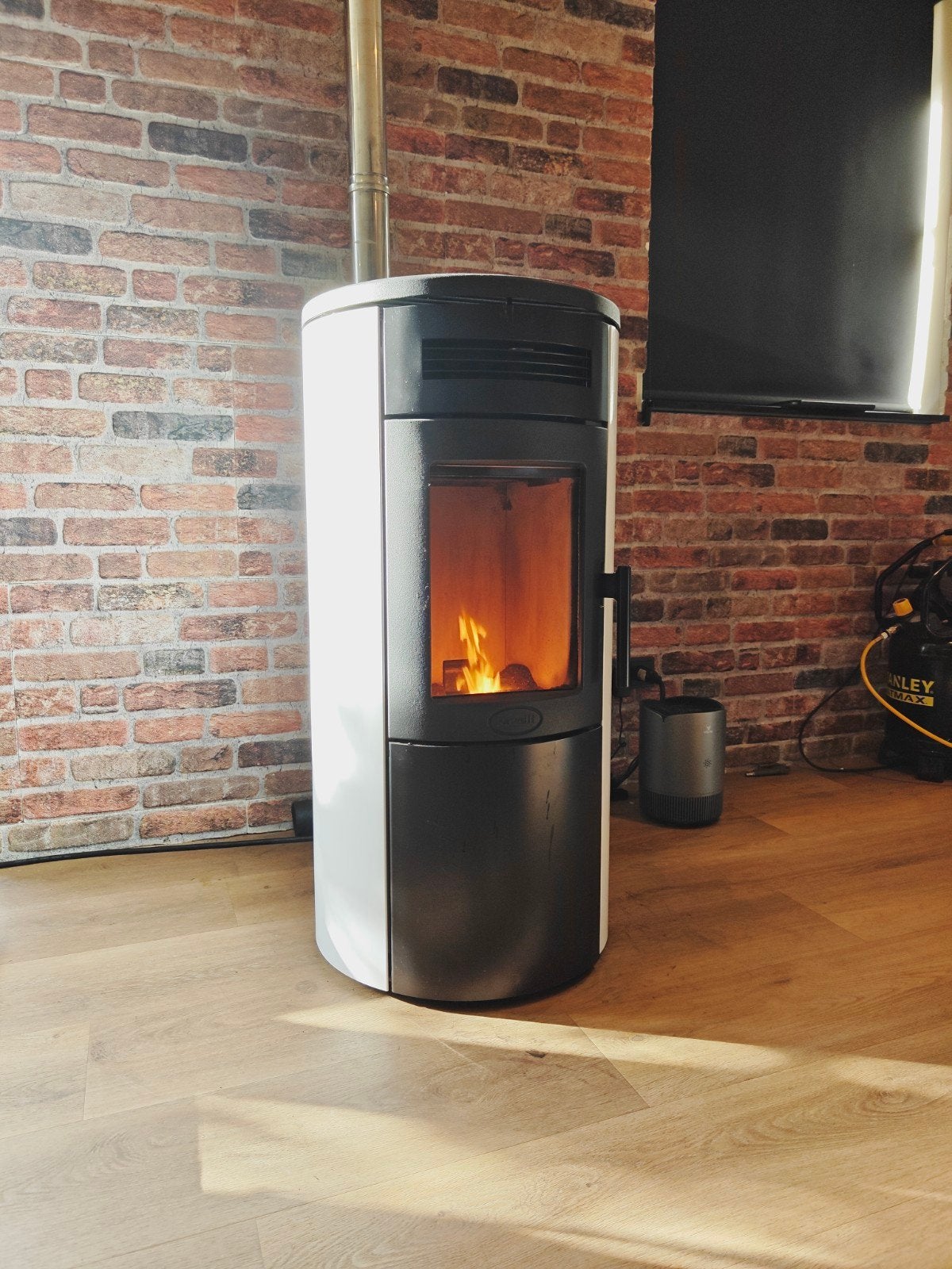 Ravelli Aspen 7 / Nordic Fire Pelletkachel 7kw, Ophalen, Overige brandstoffen, Zo goed als nieuw, Pelletkachel