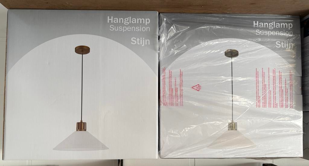4 hanglampen Ø40, Huis en Inrichting, Lampen | Hanglampen, Ophalen, Zo goed als nieuw, Minder dan 50 cm