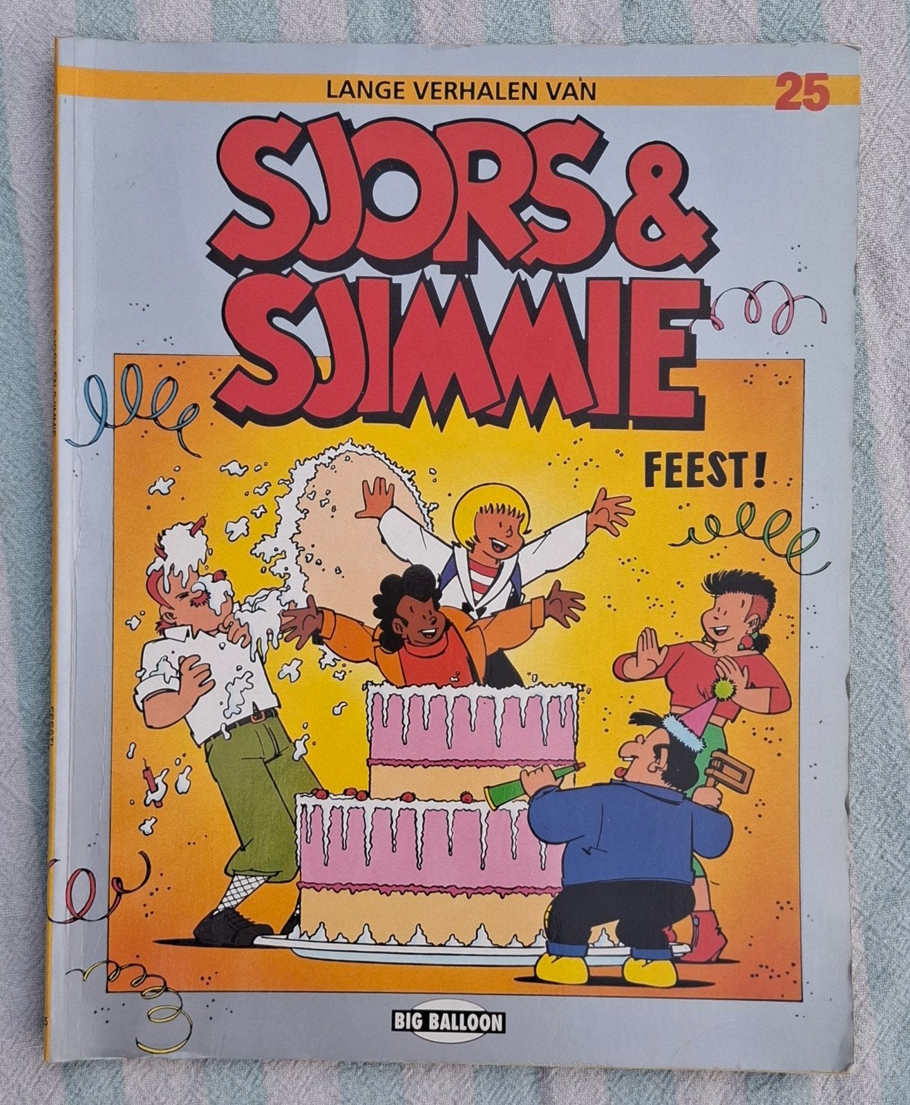 Sjors en Sjimmie - Feest, Eén stripboek, Ophalen of Verzenden