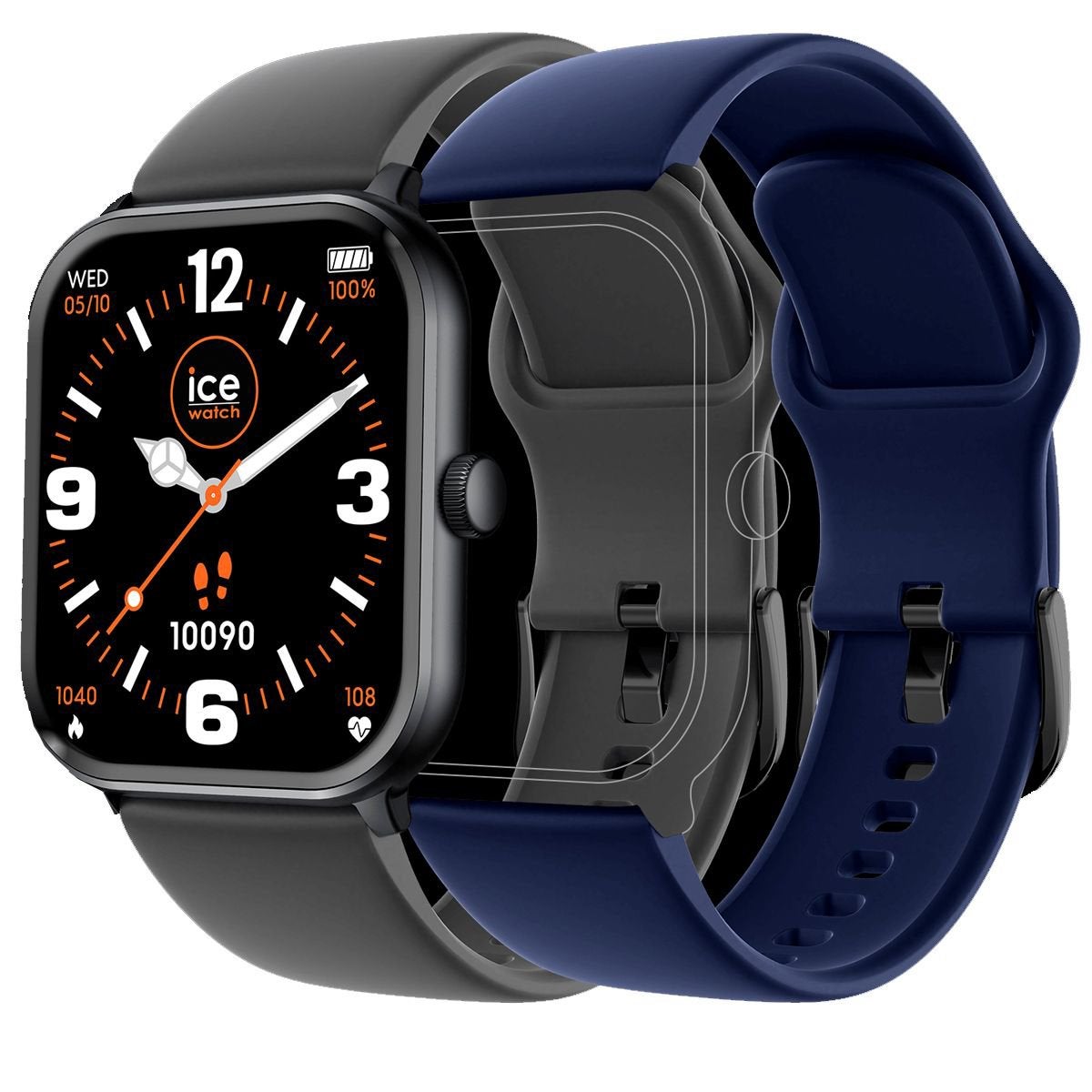 Ice Watch IW022253 - ICE-Smart Black Navy - horloge, Ophalen, Nieuw, Zwart, IOS