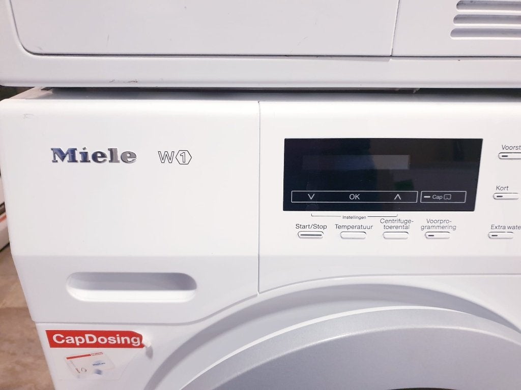 miele W1 wasmachine 9kg inc 6 mnd garantie, Ophalen, 1200 tot 1600 toeren, 8 tot 10 kg, Zo goed als nieuw